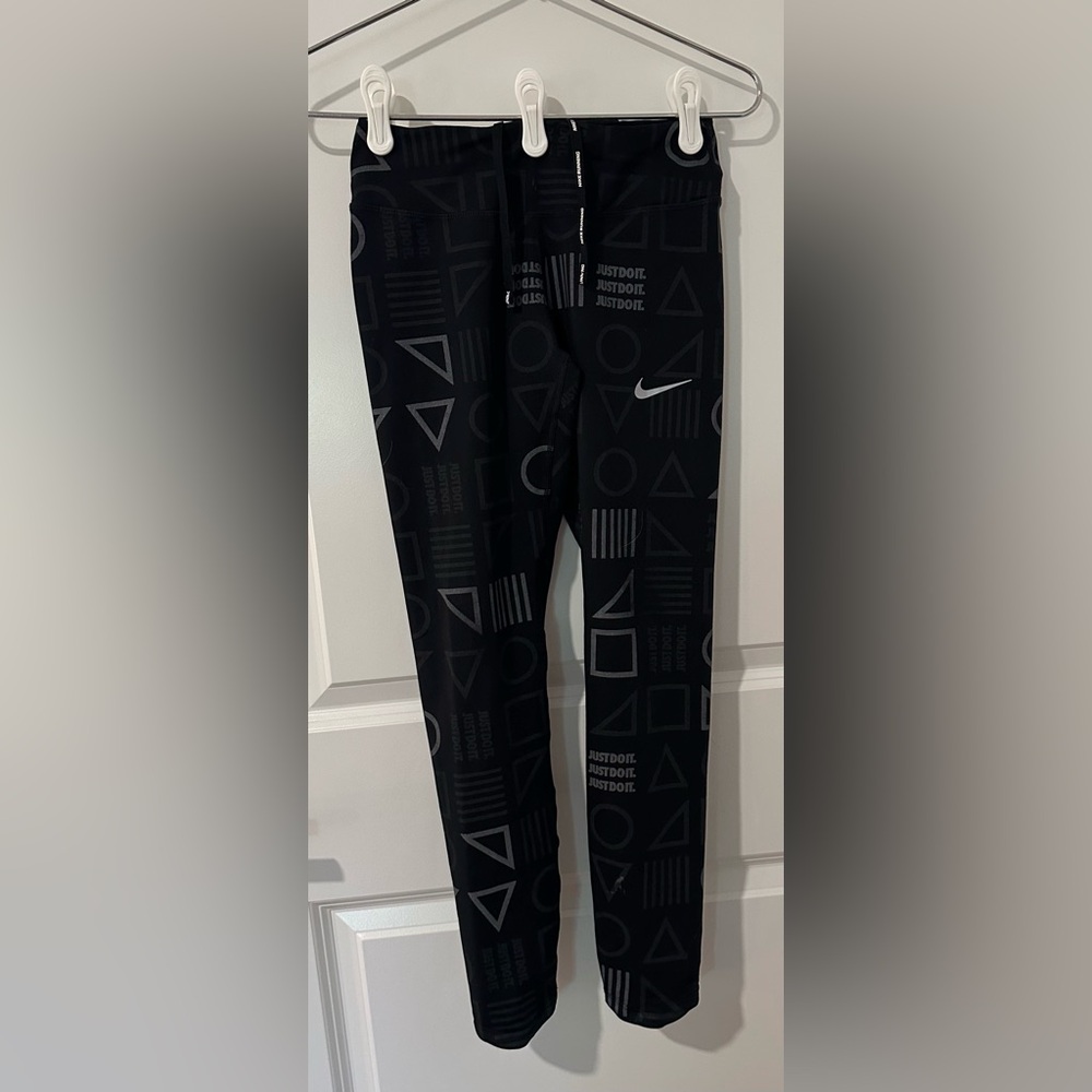 Nike Power Epic Lux‎ Flash Reflective Print Running Tights Dri-FIT | XS